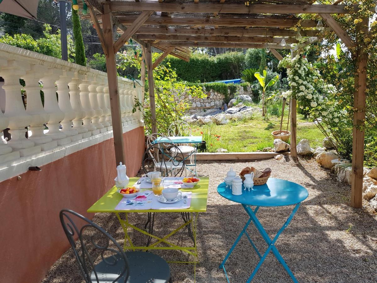 Mas D'Azur Bed and Breakfast Roquefort-les-Pins Buitenkant foto